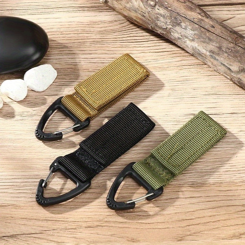 Portable Nylon Keychain Clips for Outdoor Camping