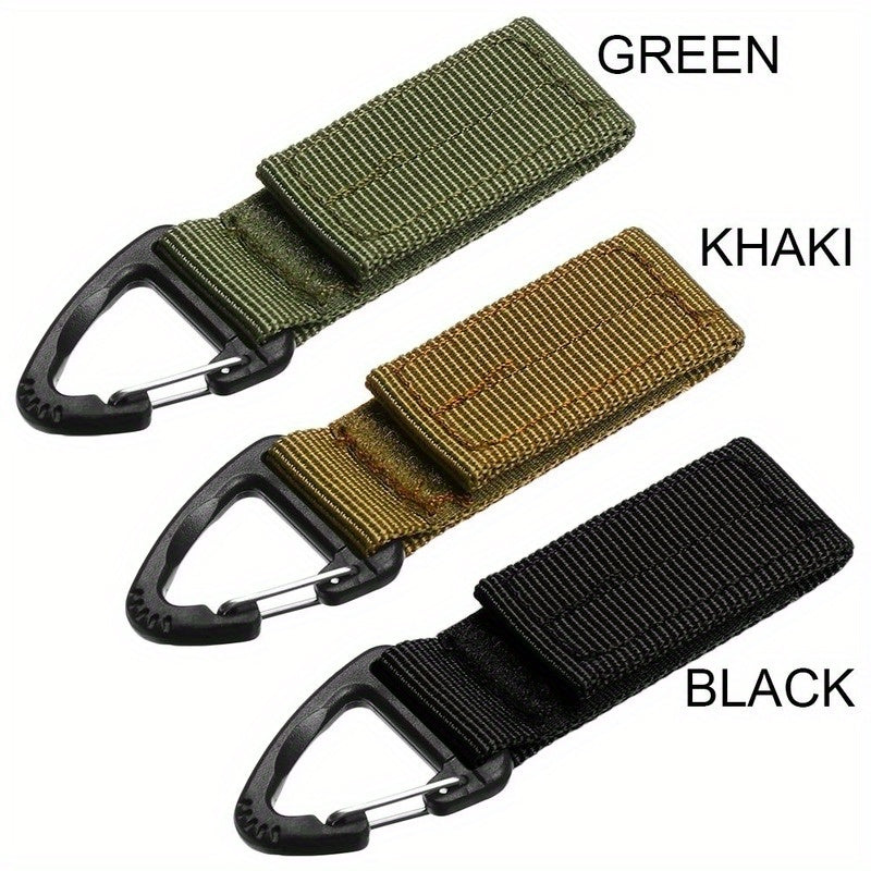 Portable Nylon Keychain Clips for Outdoor Camping