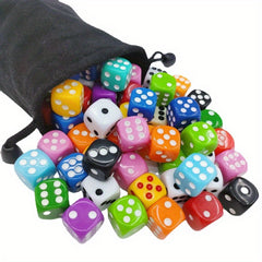 5pcs 16mm Acrylic Dices Chess Piece Accessories