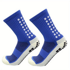 Men's Non-Slip Thick Soccer Socks, 3 Pairs