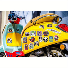 Vintage Video Game Waterproof DIY Vinyl Stickers for Trunk Guitar Skateboard