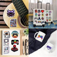 Vintage Video Game Waterproof DIY Vinyl Stickers for Trunk Guitar Skateboard