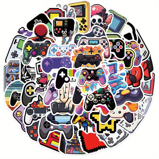 Vintage Video Game Waterproof DIY Vinyl Stickers for Trunk Guitar Skateboard