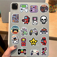 Vintage Video Game Waterproof DIY Vinyl Stickers for Trunk Guitar Skateboard