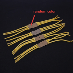 Stainless Steel Slingshot with 3 Cards, 6 Strands Rubber Band