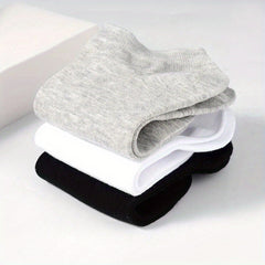 10 12 Pairs Comfy Ankle Socks Solid Socks