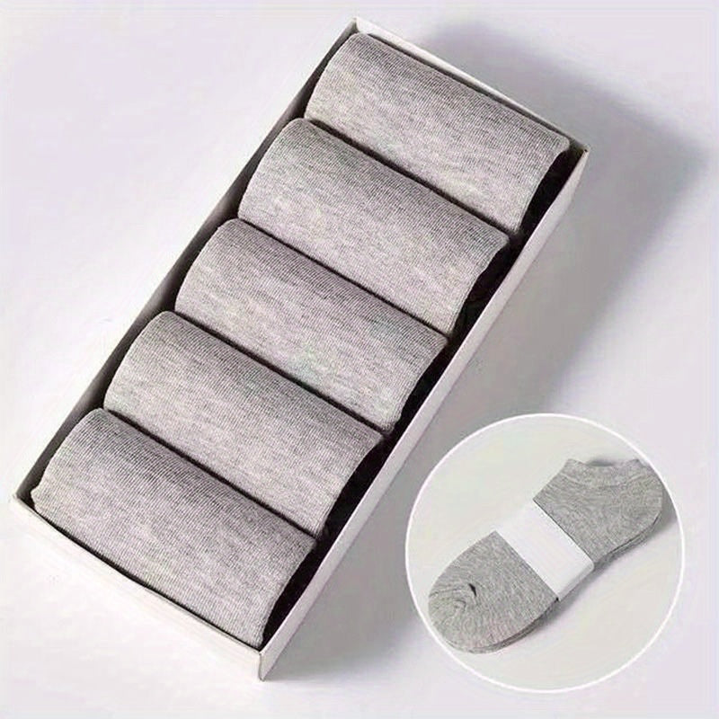 10 12 Pairs Comfy Ankle Socks Solid Socks