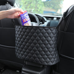 Car Storage Set: Hanging Bag, Seat Back Hooks, Duck Pendant