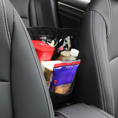 Car Storage Set: Hanging Bag, Seat Back Hooks, Duck Pendant