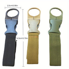 2pcs Nylon Water Bottle Hanging Buckle Multifunctional Carabiner Clip