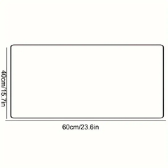 Clear Writing Desk Pad Heat Resistant Waterproof PVC Durable Desk Protect Mat