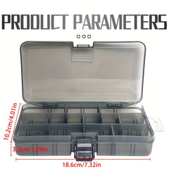 Multifunctional Lure Storage Box Single Layer Fishing Tackle Organizer