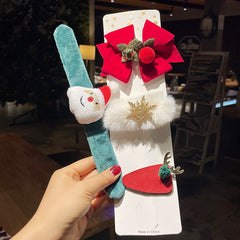 Reindeer Hair Clip Christmas Hairpin Set