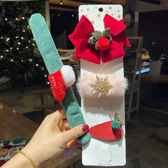 Reindeer Hair Clip Christmas Hairpin Set
