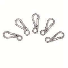 10pcs Mini Carabiner Buckle for Camping Hiking Strong Spring Hook Keychain