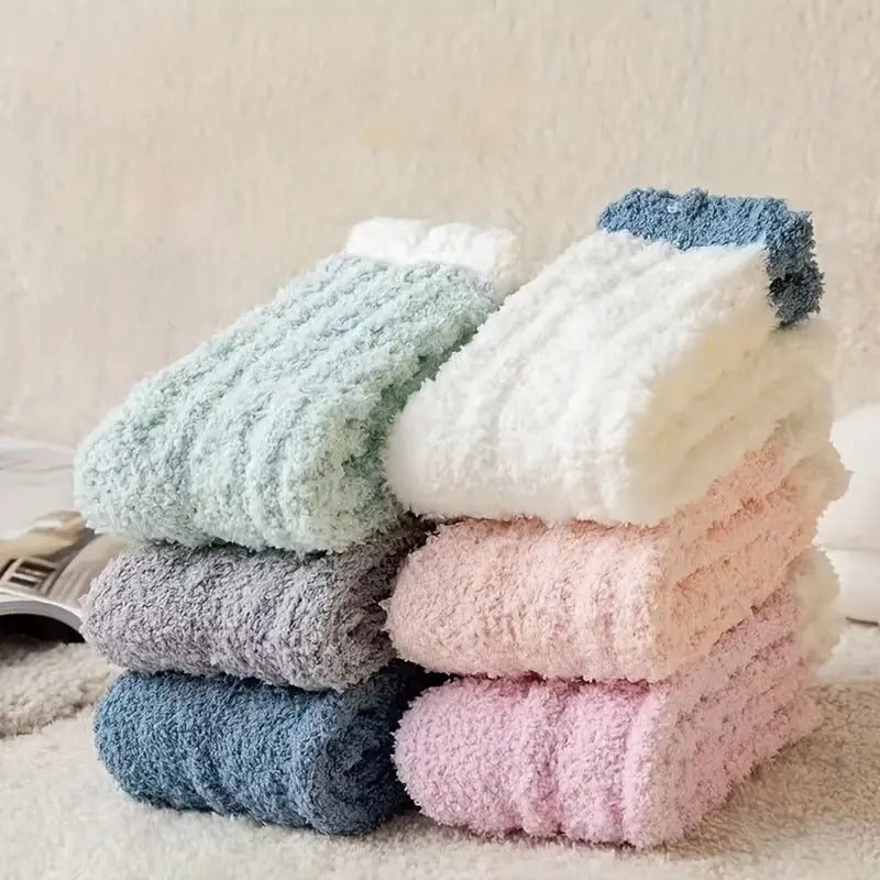 Autumn & Winter Plush Floor Socks Long Sleep Warm Keeping Socks