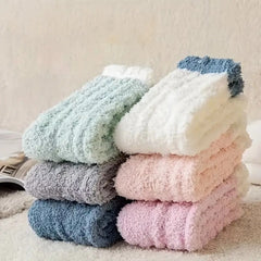 Autumn & Winter Plush Floor Socks Long Sleep Warm Keeping Socks