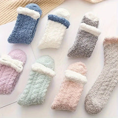 Autumn & Winter Plush Floor Socks Long Sleep Warm Keeping Socks