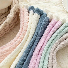 Autumn & Winter Plush Floor Socks Long Sleep Warm Keeping Socks