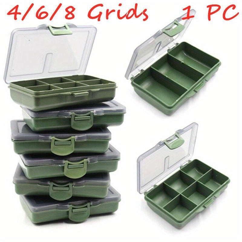 Waterproof Storage Box 4 6 8 Compartments Fishing Tackle Box