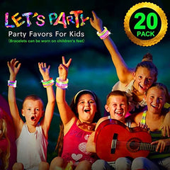 Glow Sticks Bracelets LED Light Up Toys Neon Party Favors