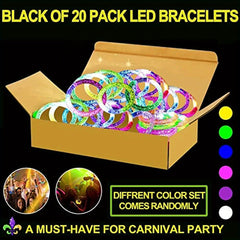 Glow Sticks Bracelets LED Light Up Toys Neon Party Favors