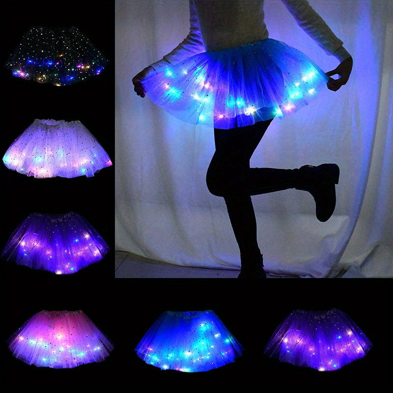 Glow Skirt Light Dance Skirt Glow Party Dress Wedding Gift