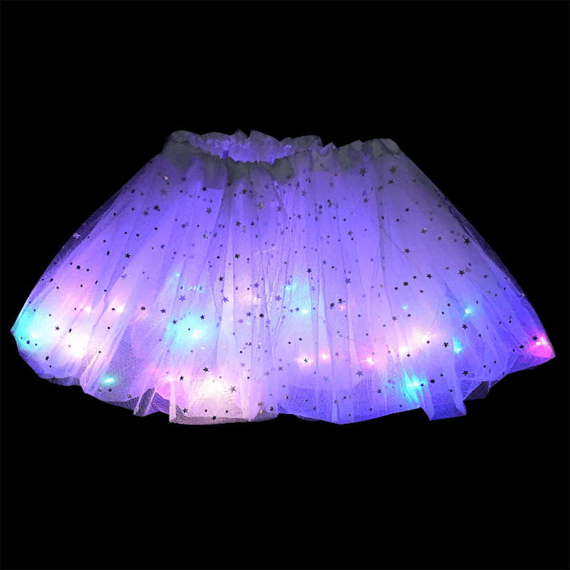 Glow Skirt Light Dance Skirt Glow Party Dress Wedding Gift