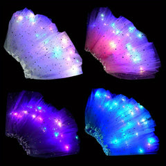 Glow Skirt Light Dance Skirt Glow Party Dress Wedding Gift