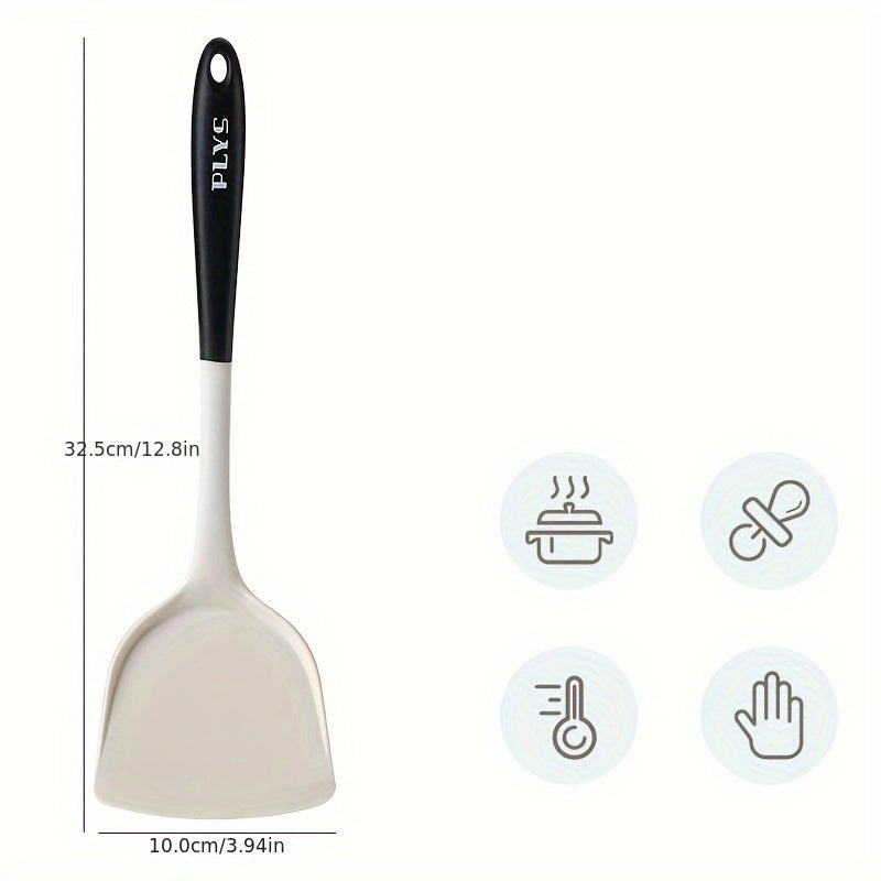 Nonstick Silicone Kitchenware Set with Spoon, Spatula, and Shovel