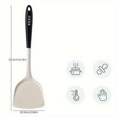 Nonstick Silicone Kitchenware Set with Spoon, Spatula, and Shovel