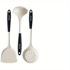 Nonstick Silicone Kitchenware Set with Spoon, Spatula, and Shovel