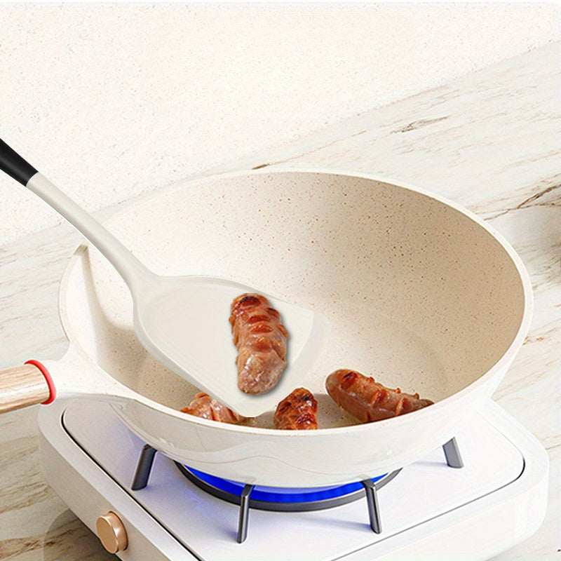 Nonstick Silicone Kitchenware Set with Spoon, Spatula, and Shovel