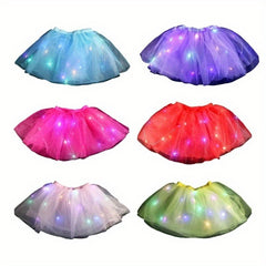 LED Glowing Tulle Skirt for Ballet Performances