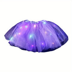 LED Glowing Tulle Skirt for Ballet Performances
