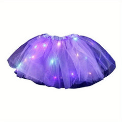 LED Glowing Tulle Skirt for Ballet Performances