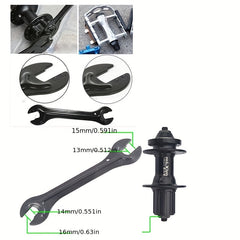 2Pcs Bike Removal Tool Kit For Front And Rear Nuts