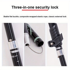 Aluminum Telescopic Folding Hiking Climbing Crutches
