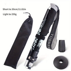 Aluminum Telescopic Folding Hiking Climbing Crutches