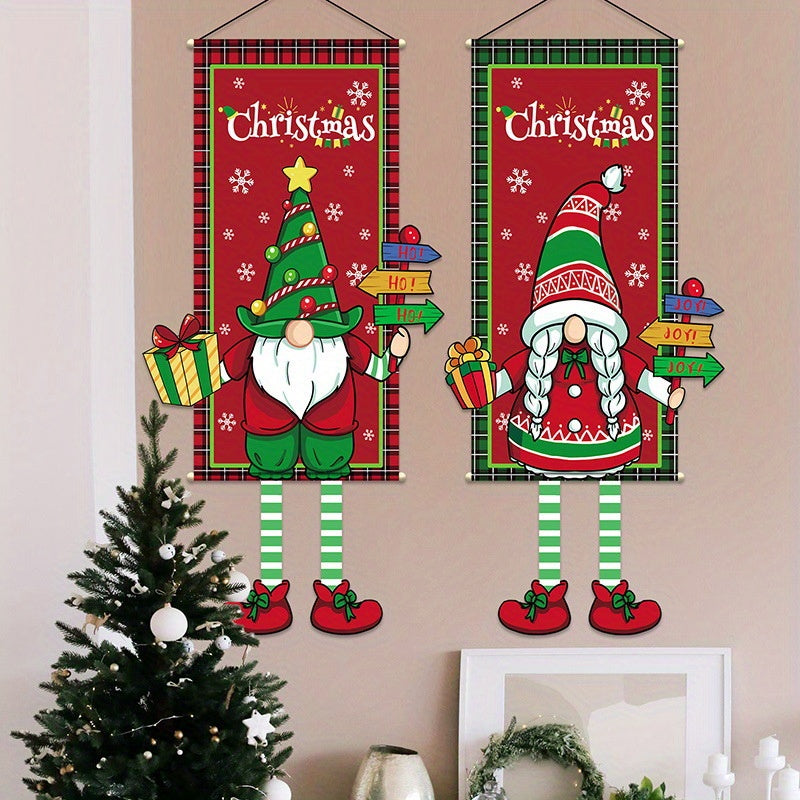 Christmas Hanging Decoration Party Supplies Creative Cartoon Background Cloth