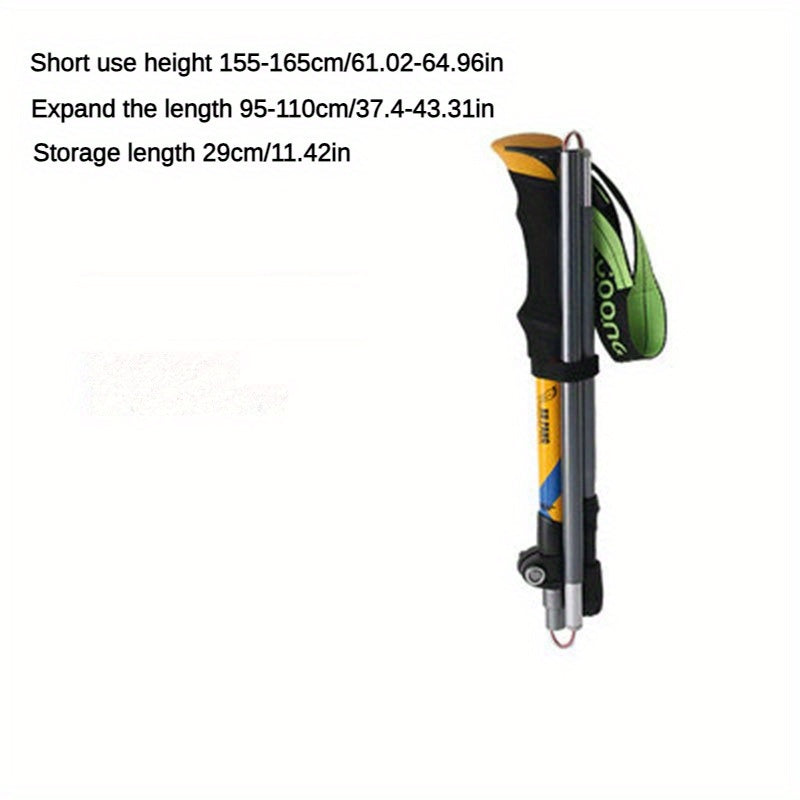 Telescopic Climbing Stick Folding Cane Hiking Stick