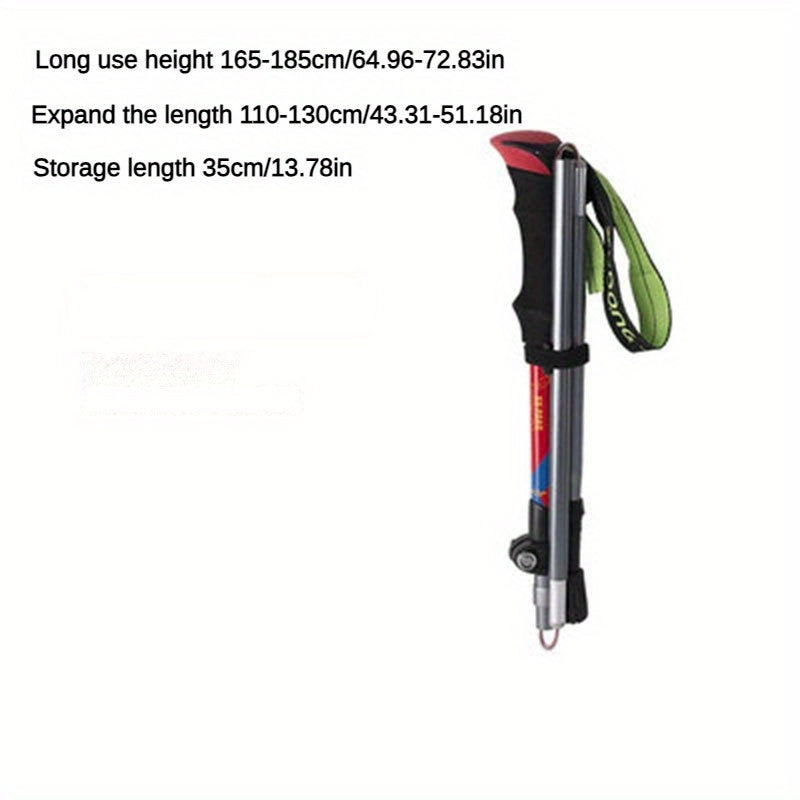 Telescopic Climbing Stick Folding Cane Hiking Stick