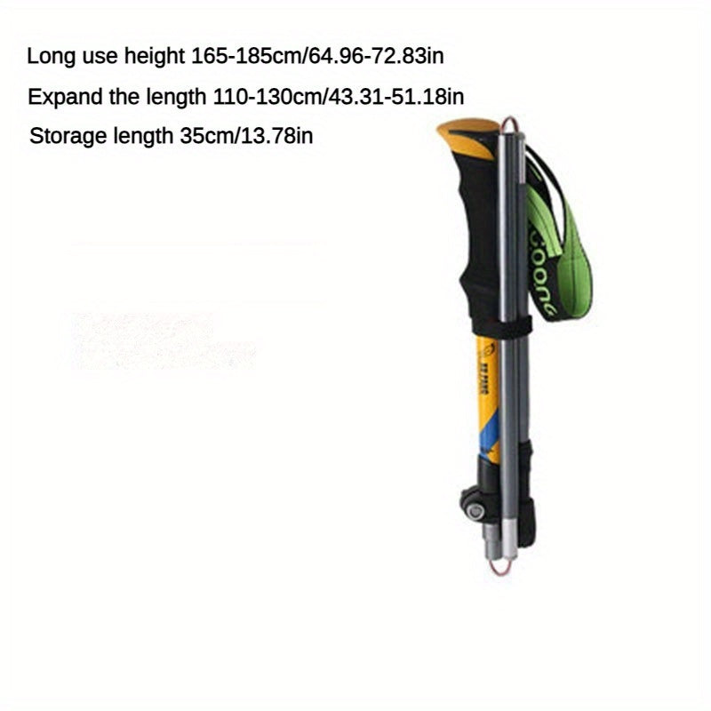 Telescopic Climbing Stick Folding Cane Hiking Stick