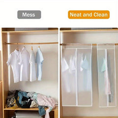 Transparent Suit Dust Cover Bags Hanging Clothes Storage Bags