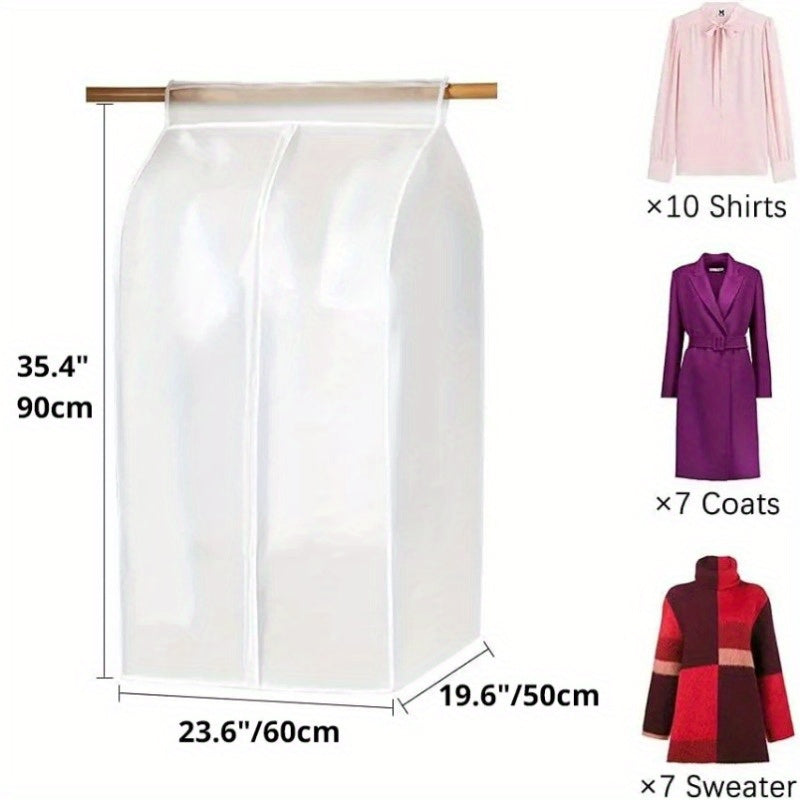 Transparent Suit Dust Cover Bags Hanging Clothes Storage Bags
