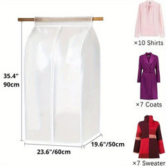 Transparent Suit Dust Cover Bags Hanging Clothes Storage Bags