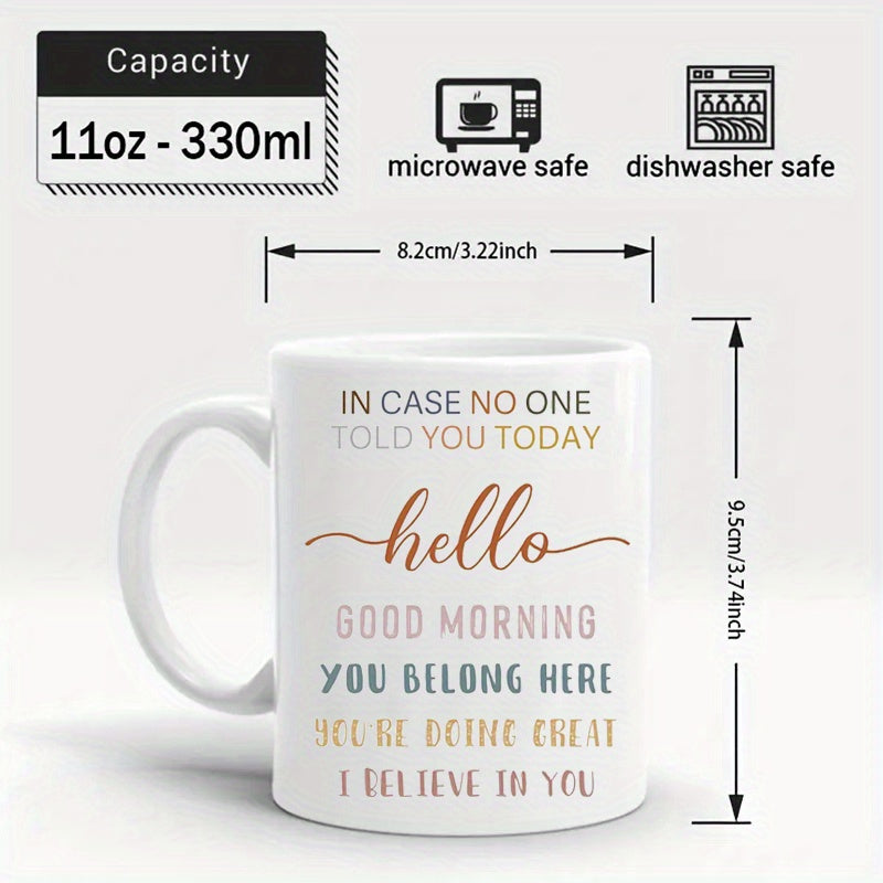 11oz Ceramic Cup for Christmas Weddings Birthdays Gift