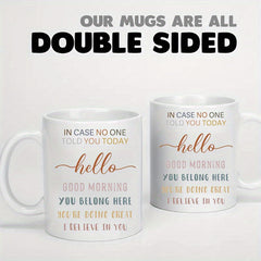11oz Ceramic Cup for Christmas Weddings Birthdays Gift