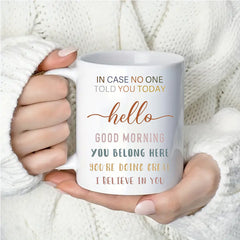 11oz Ceramic Cup for Christmas Weddings Birthdays Gift