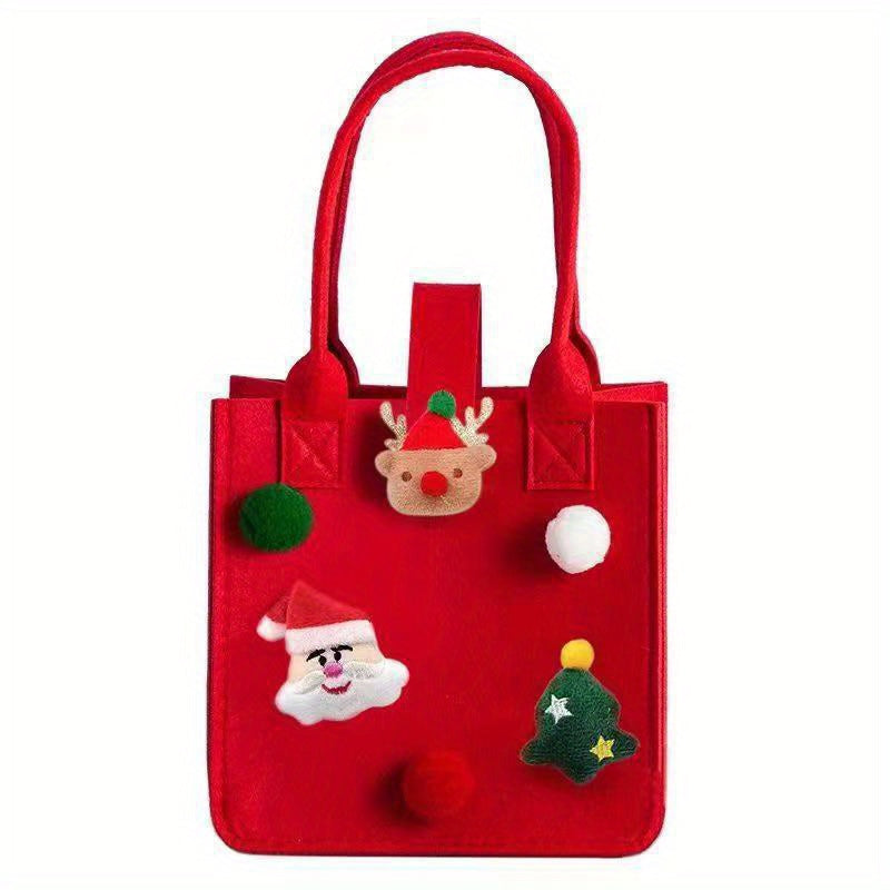 Christmas Party Gift Bag Handbag Felt Tote Bag